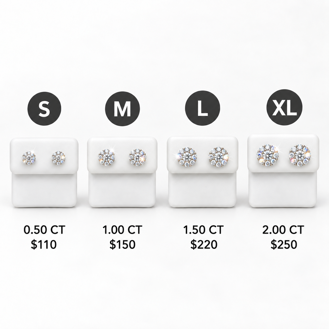 VS Flowerset Earrings (X-Large)