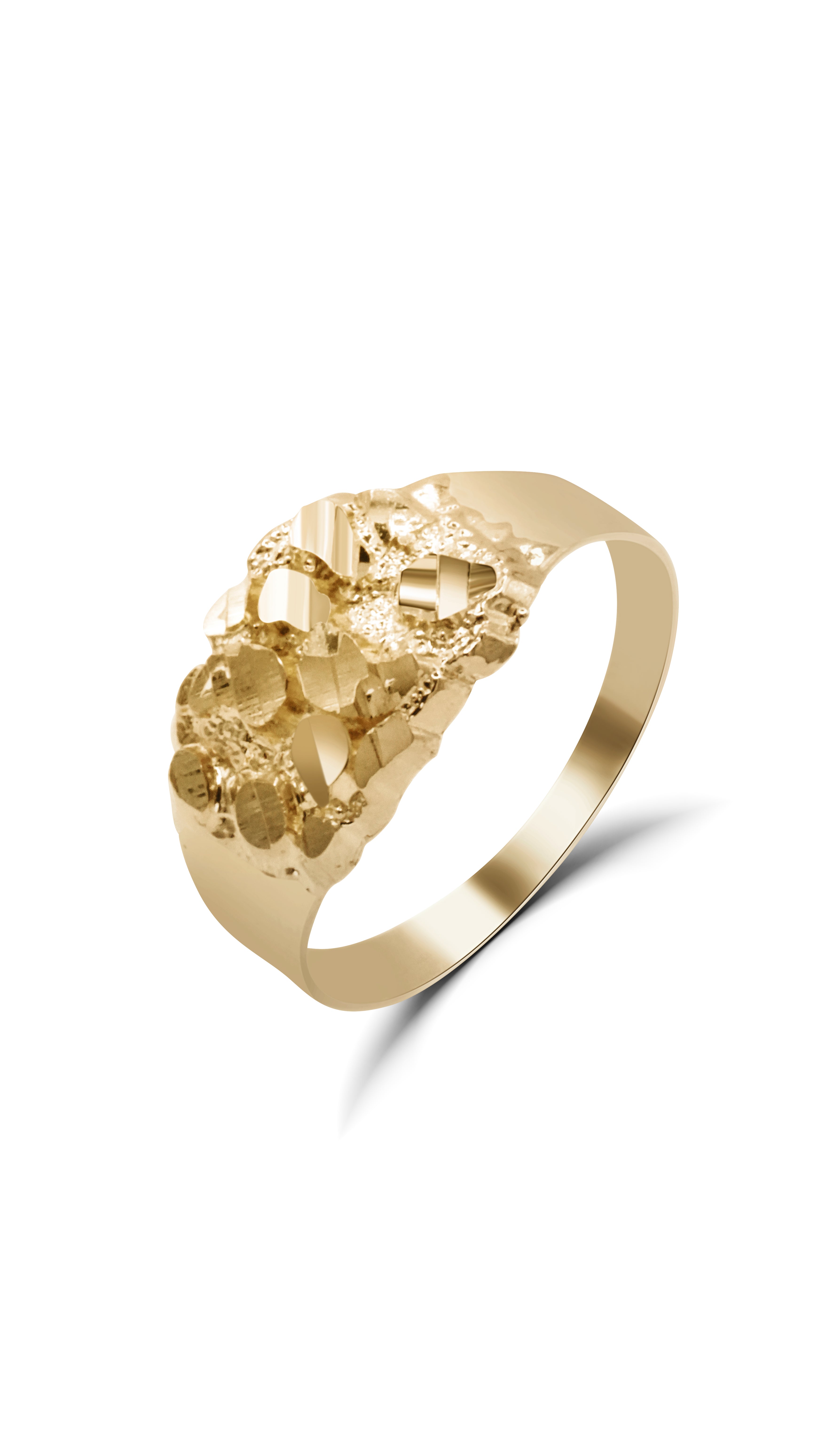 10k Gold Nugget Ring